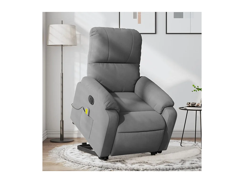 Massagesessel Aufstehhilfe Elektrisch Dunkelgrau