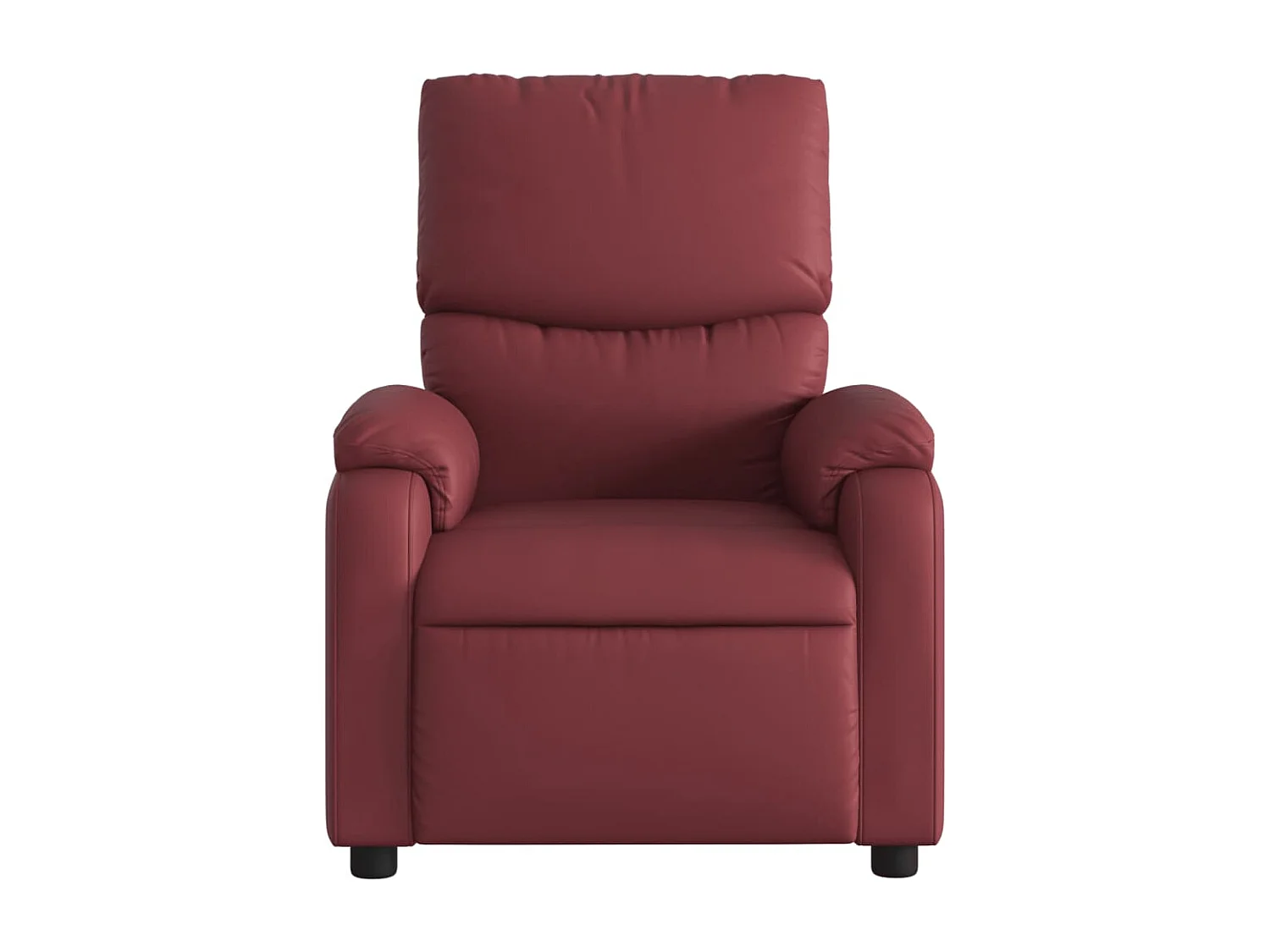 Fauteuil inclinable électrique Rouge bordeaux Similicuir