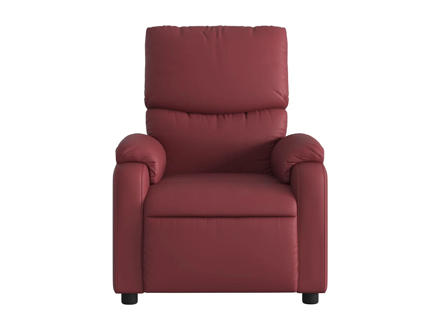 Fauteuil inclinable électrique Rouge bordeaux Similicuir