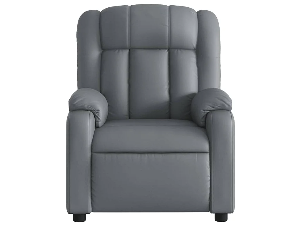 Fauteuil inclinable Gris Similicuir