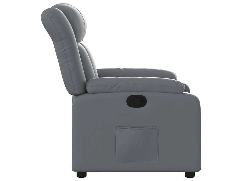 Fauteuil inclinable Gris Similicuir
