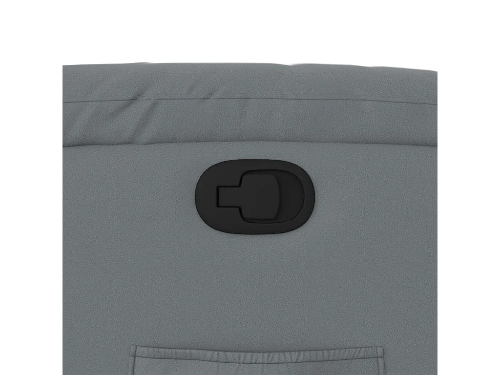 Fauteuil inclinable Gris Similicuir