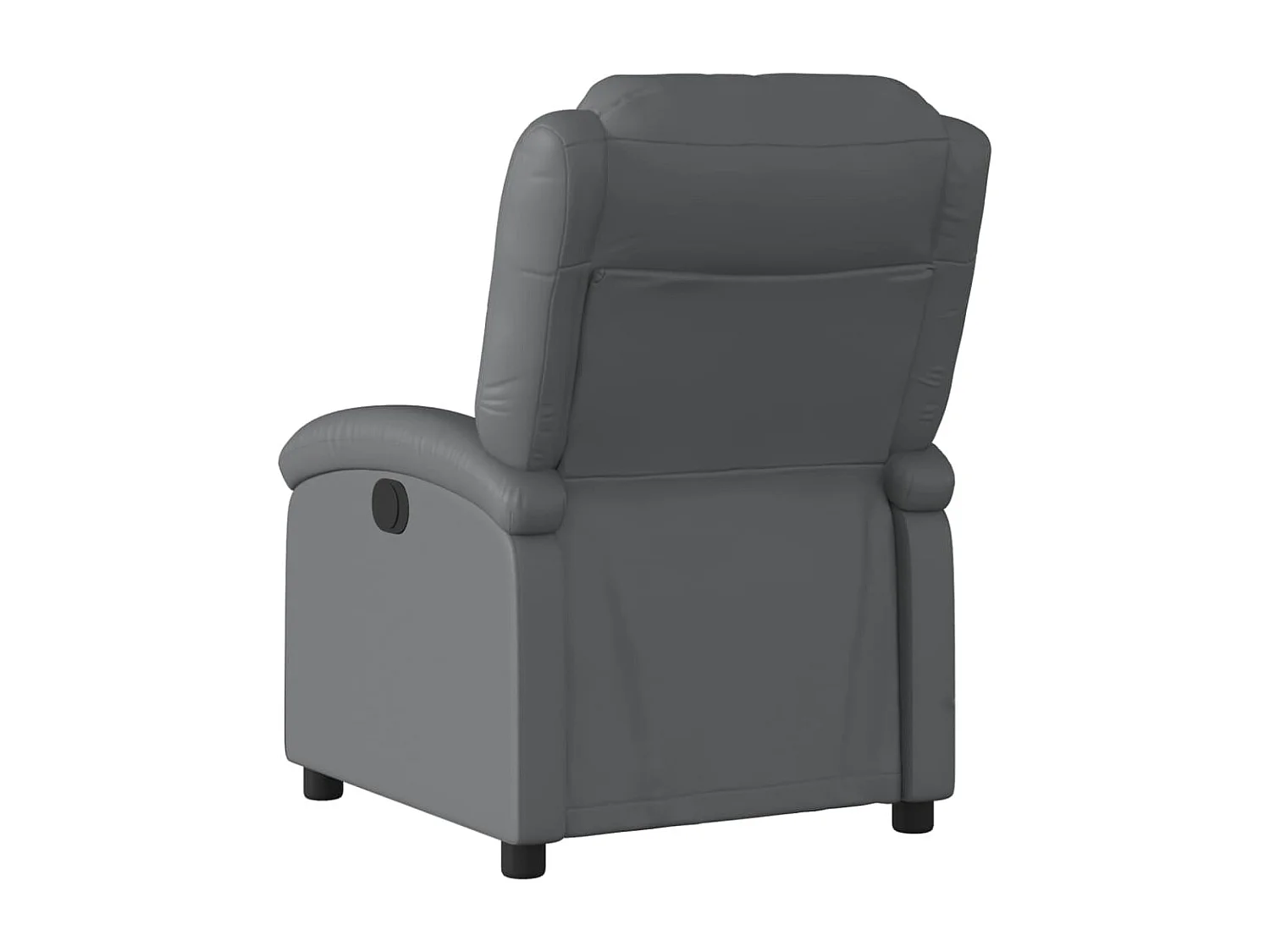 Fauteuil inclinable électrique Gris Similicuir