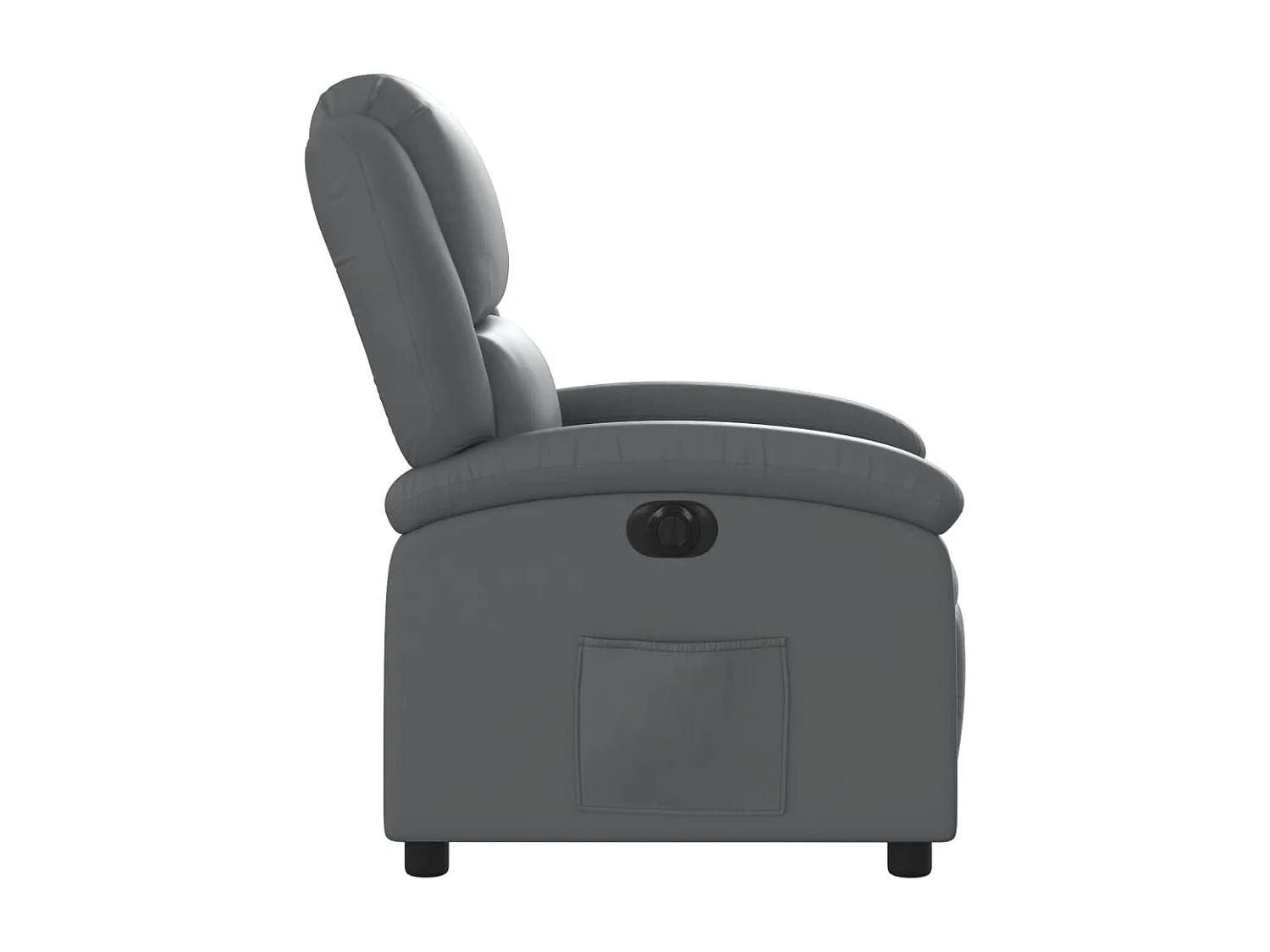 Fauteuil inclinable électrique Gris Similicuir