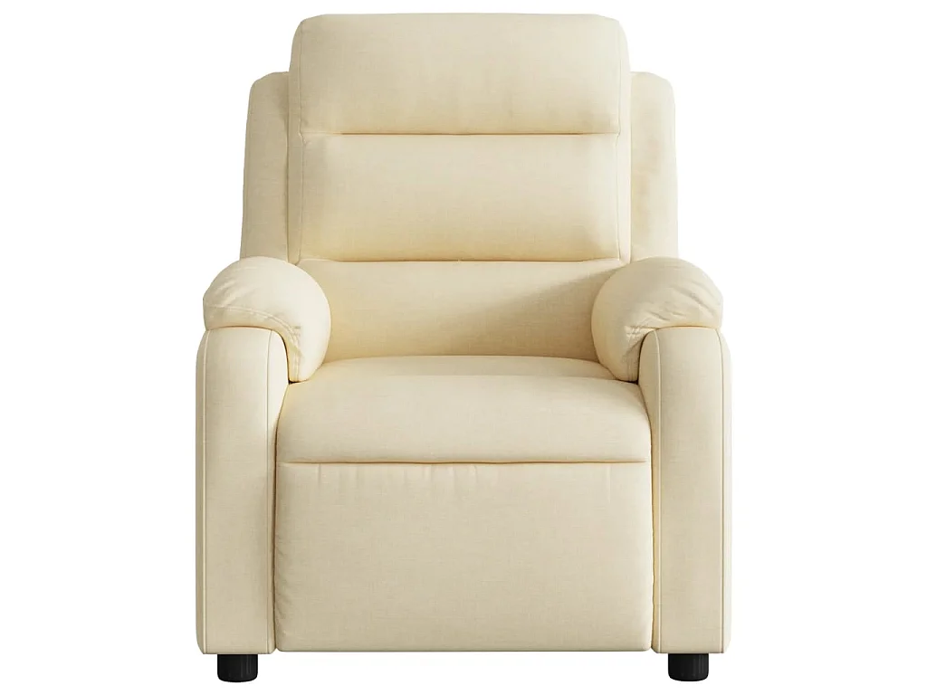 Fauteuil inclinable Crème Tissu