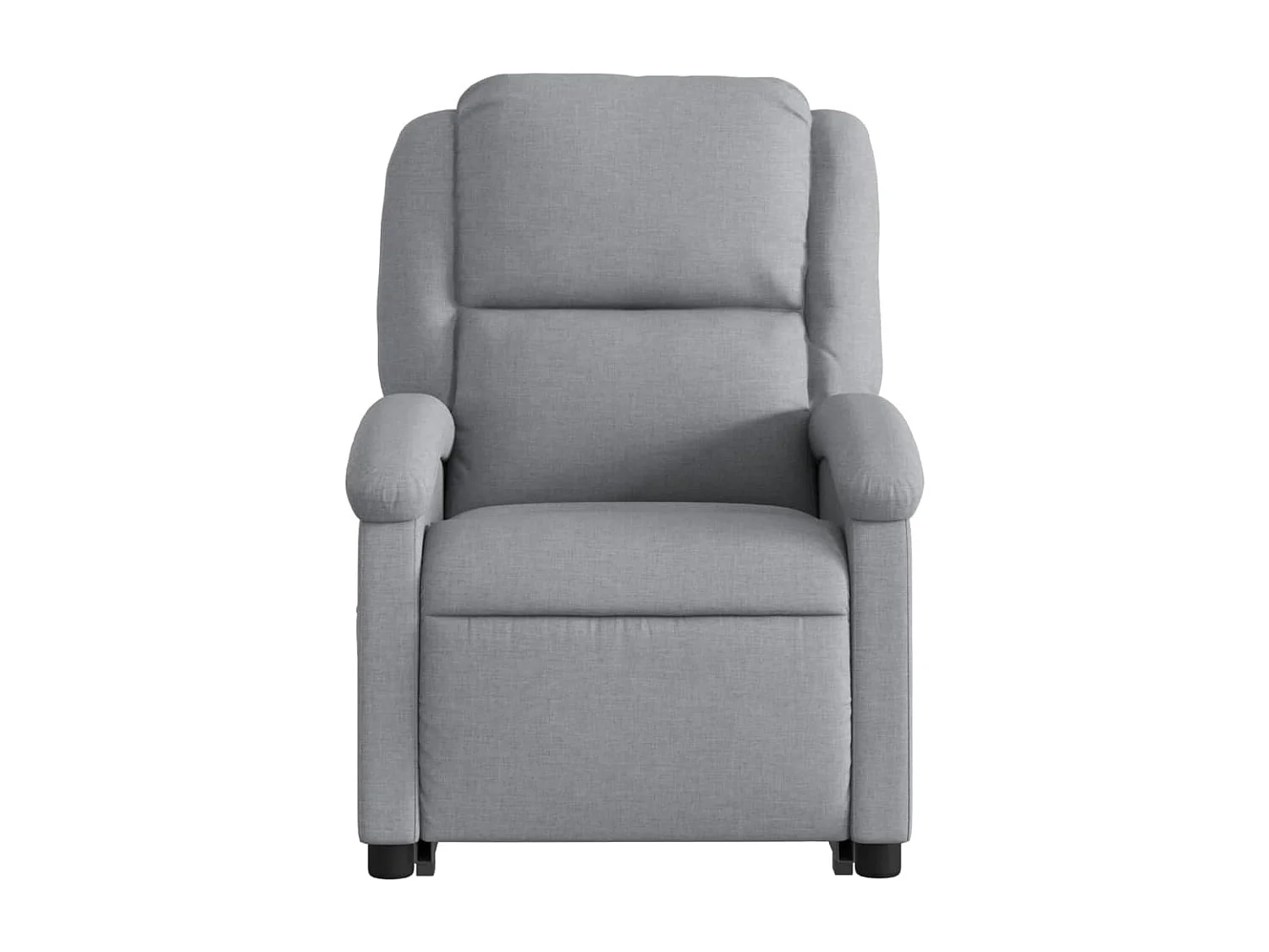 Fauteuil inclinable électrique gris clair tissu