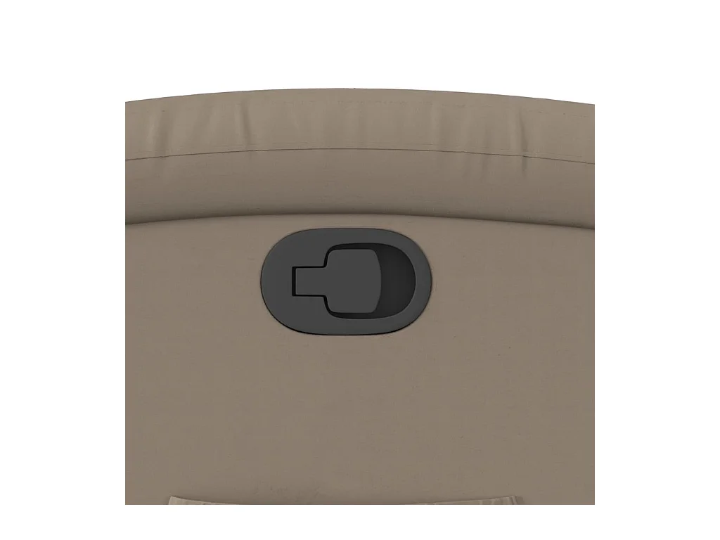 Poltrona Reclinabile Cappuccino in Similpelle