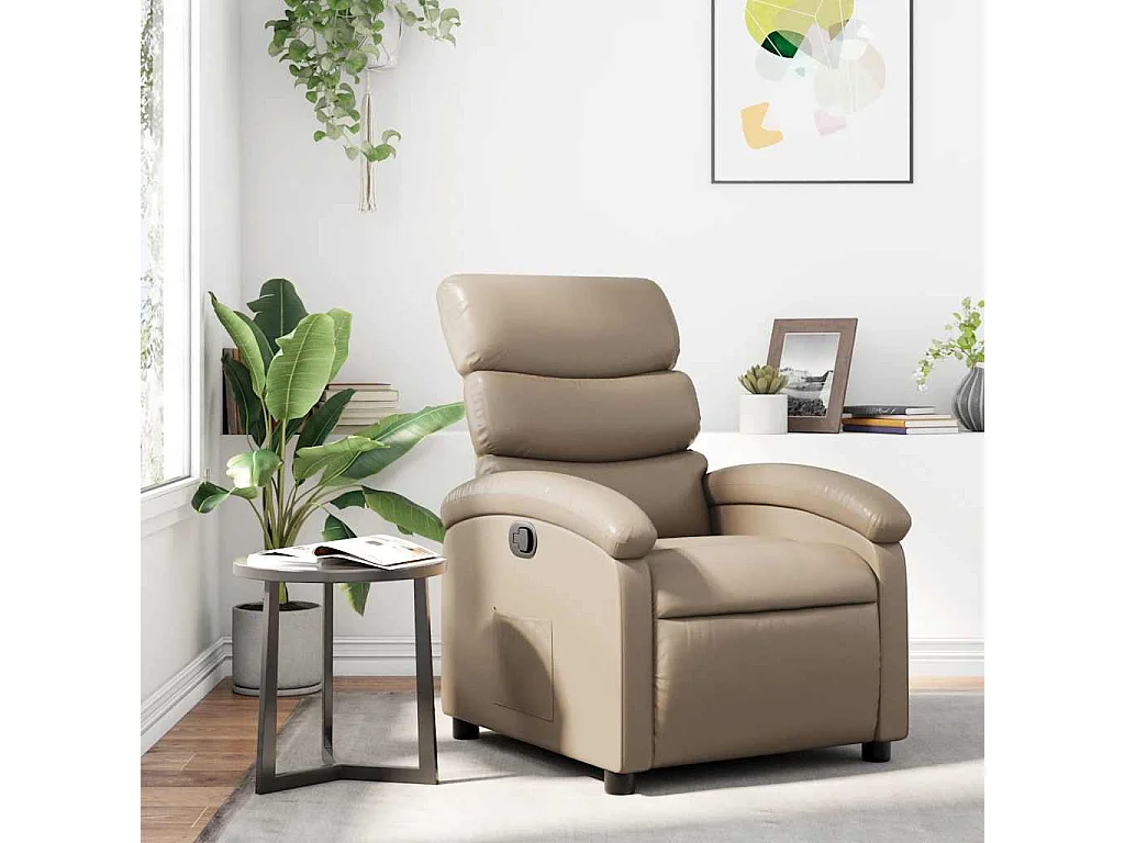 Fauteuil inclinable Cappuccino Similicuir