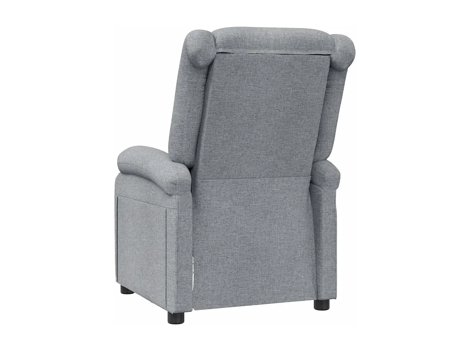 Fauteuil inclinable Gris clair Tissu