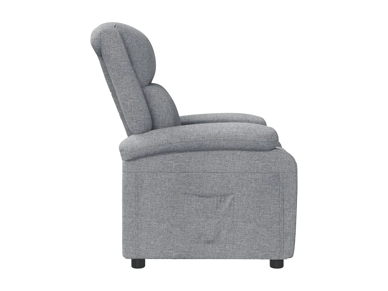 Fauteuil inclinable Gris clair Tissu