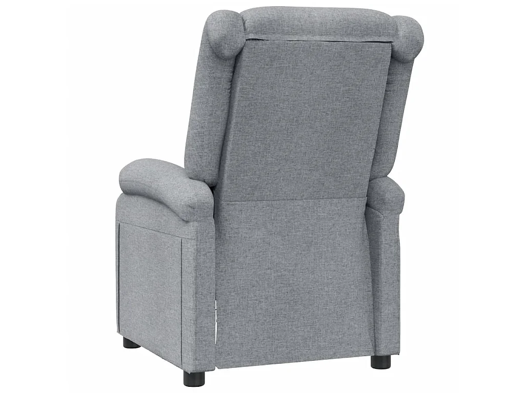 Fauteuil inclinable Gris clair Tissu
