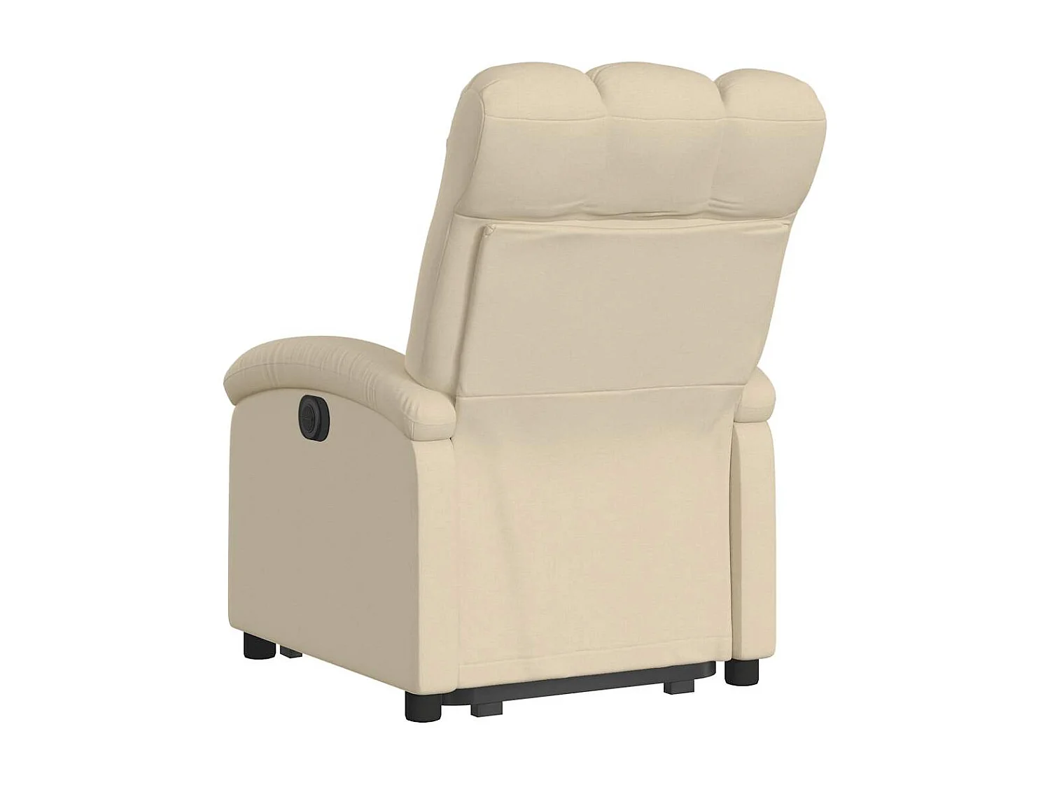 Relaxsessel mit Aufstehhilfe Creme Stoff