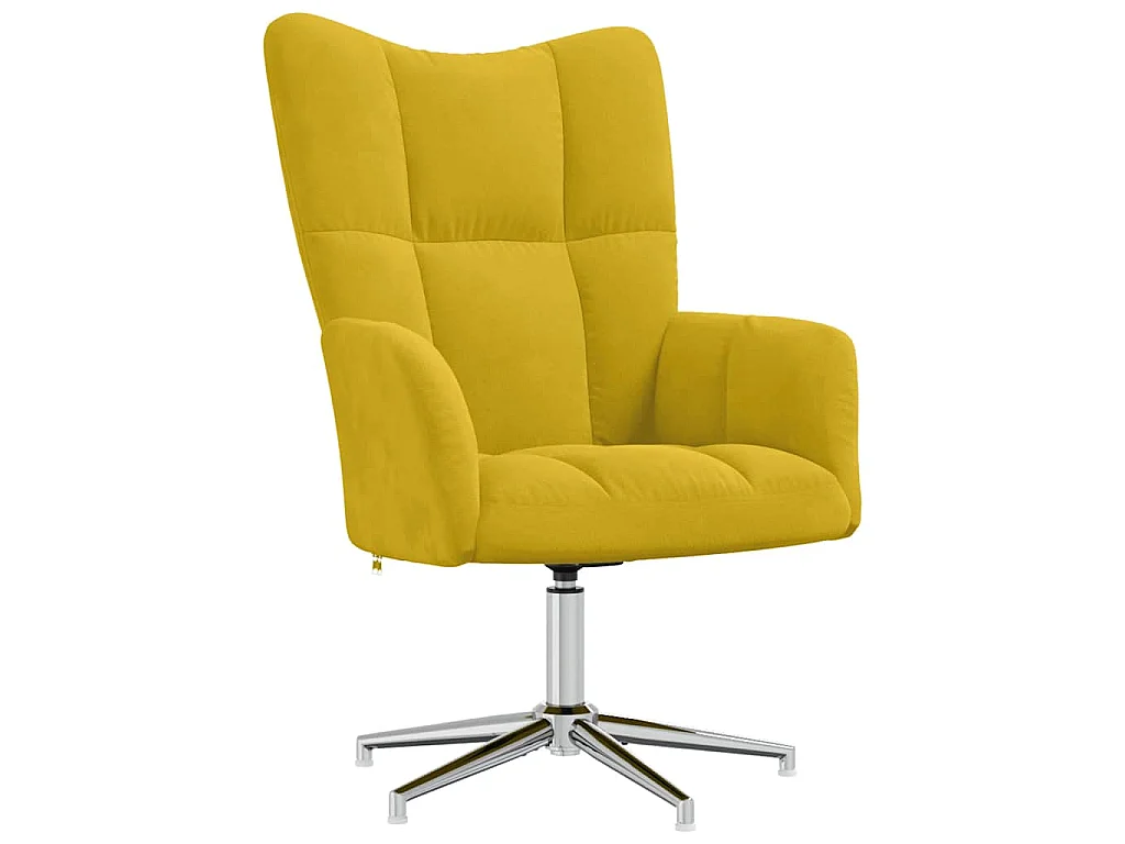 Relaxsessel Senfgelb Samt