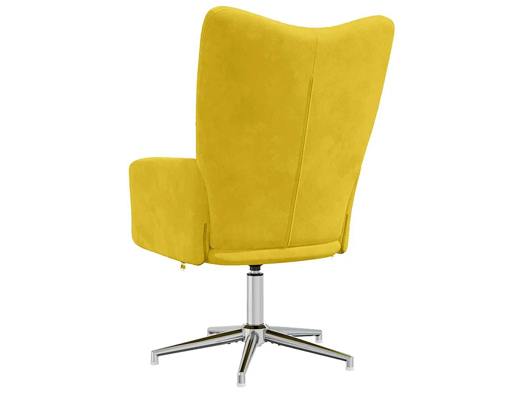 Relaxsessel Senfgelb Samt