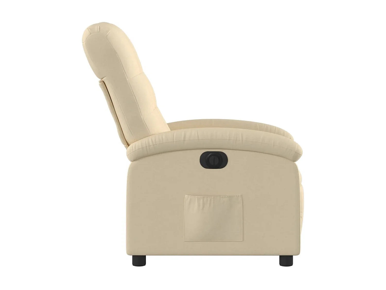 Poltrona Elettrica Reclinabile Crema in Tessuto