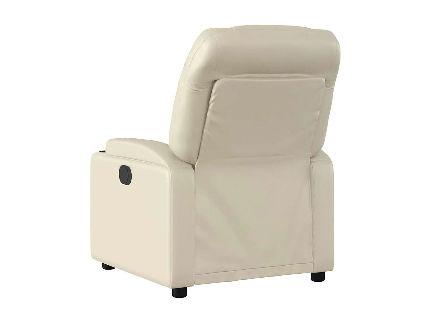 Fauteuil inclinable électrique Crème Similicuir