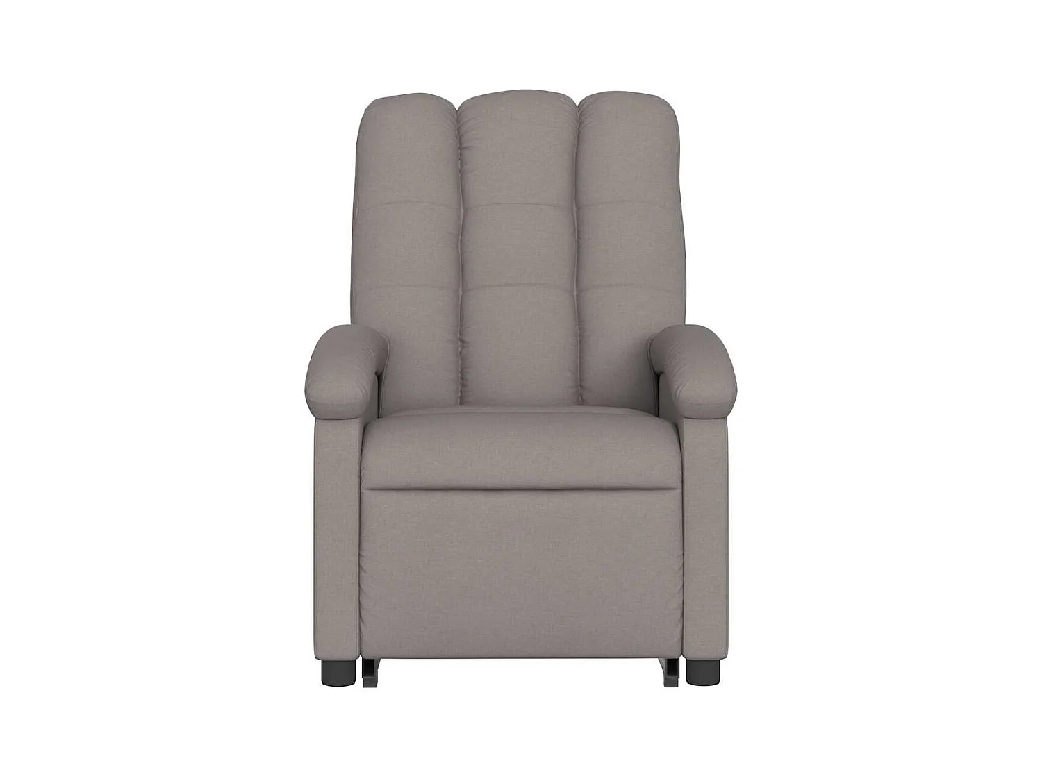 Fauteuil inclinable taupe tissu