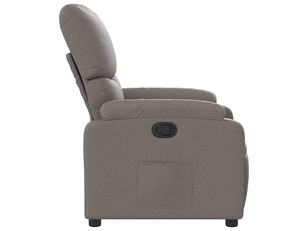Relaxsessel Taupe Stoff