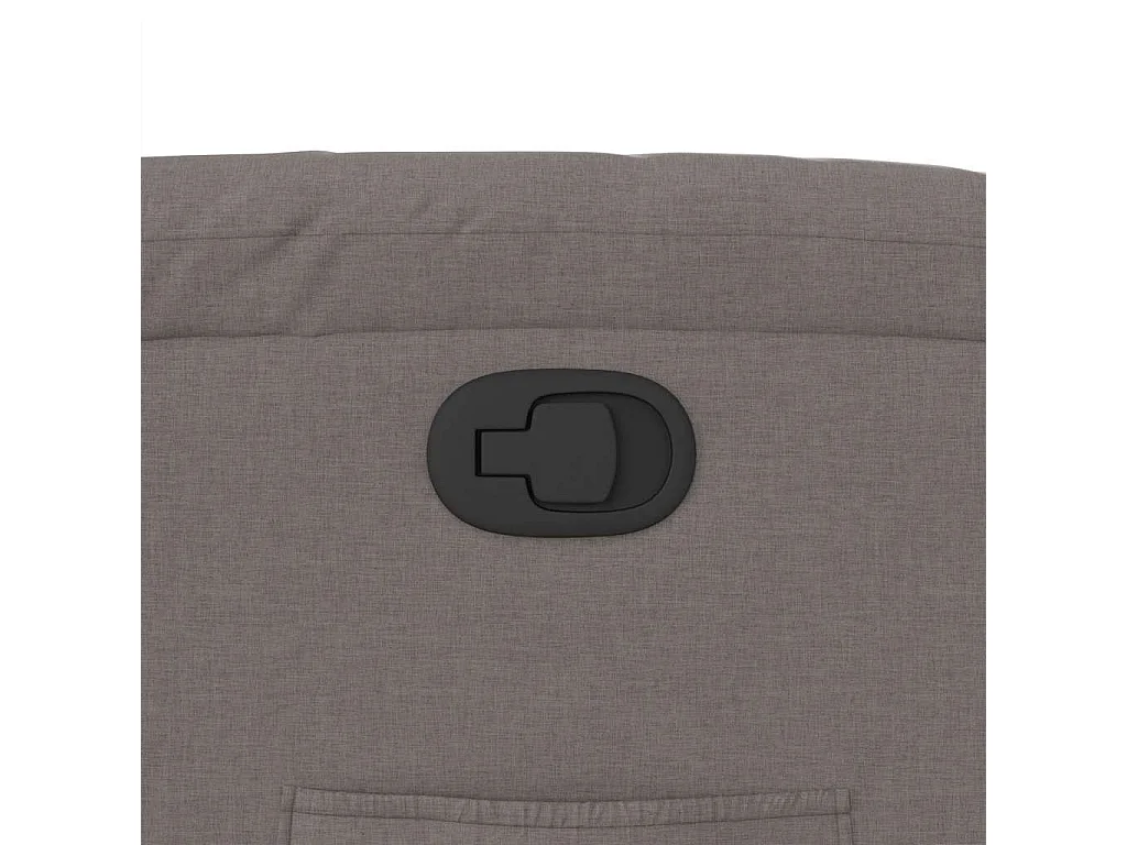 Relaxsessel Taupe Stoff