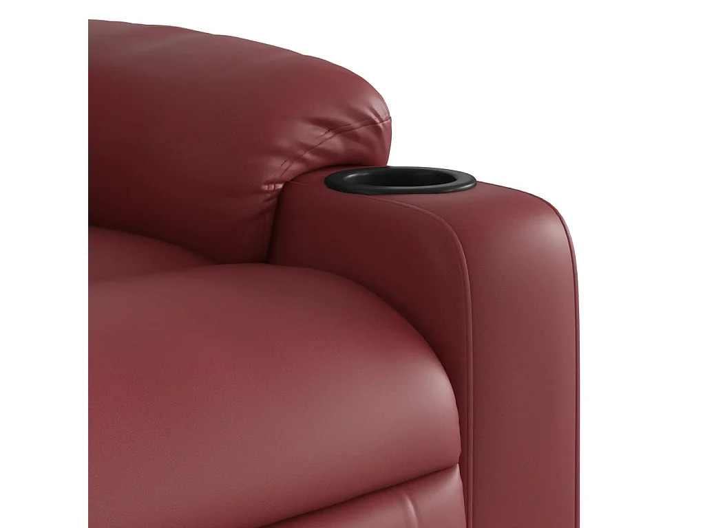 Fauteuil inclinable Rouge bordeaux Similicuir