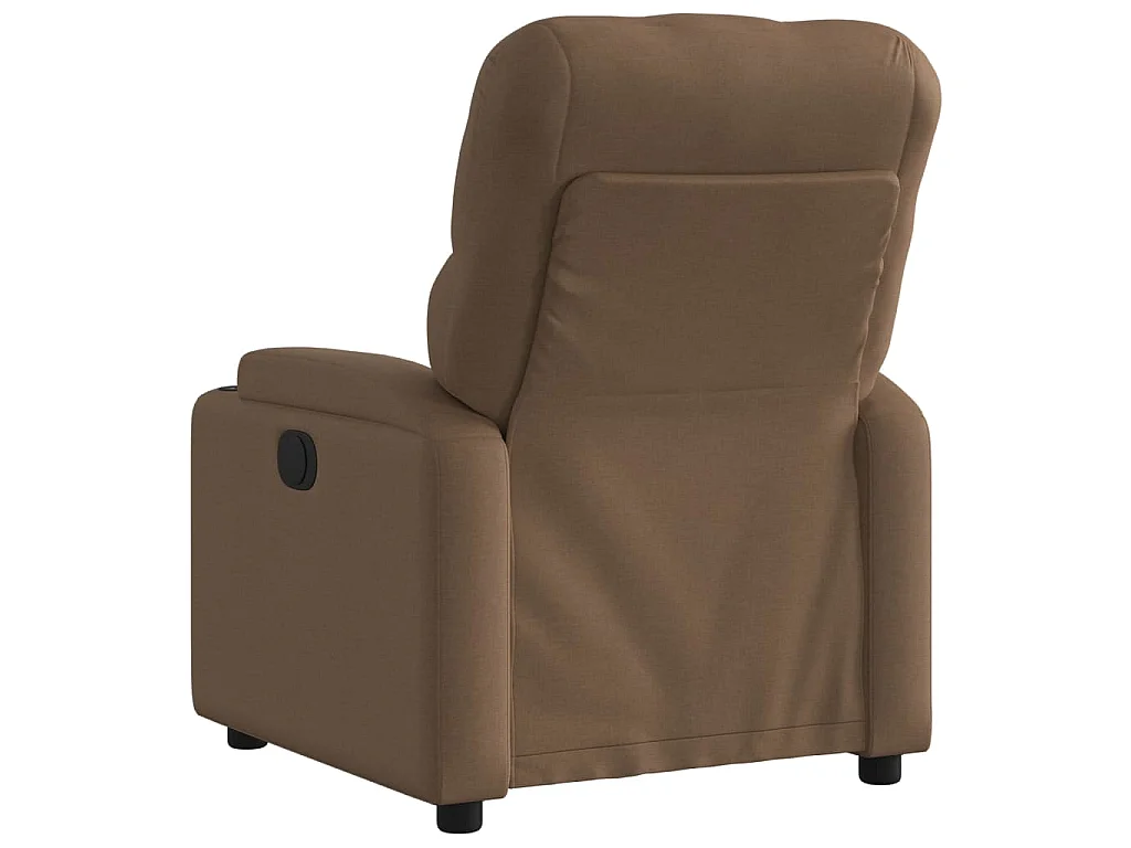 Relaxsessel Elektrisch Braun Stoff