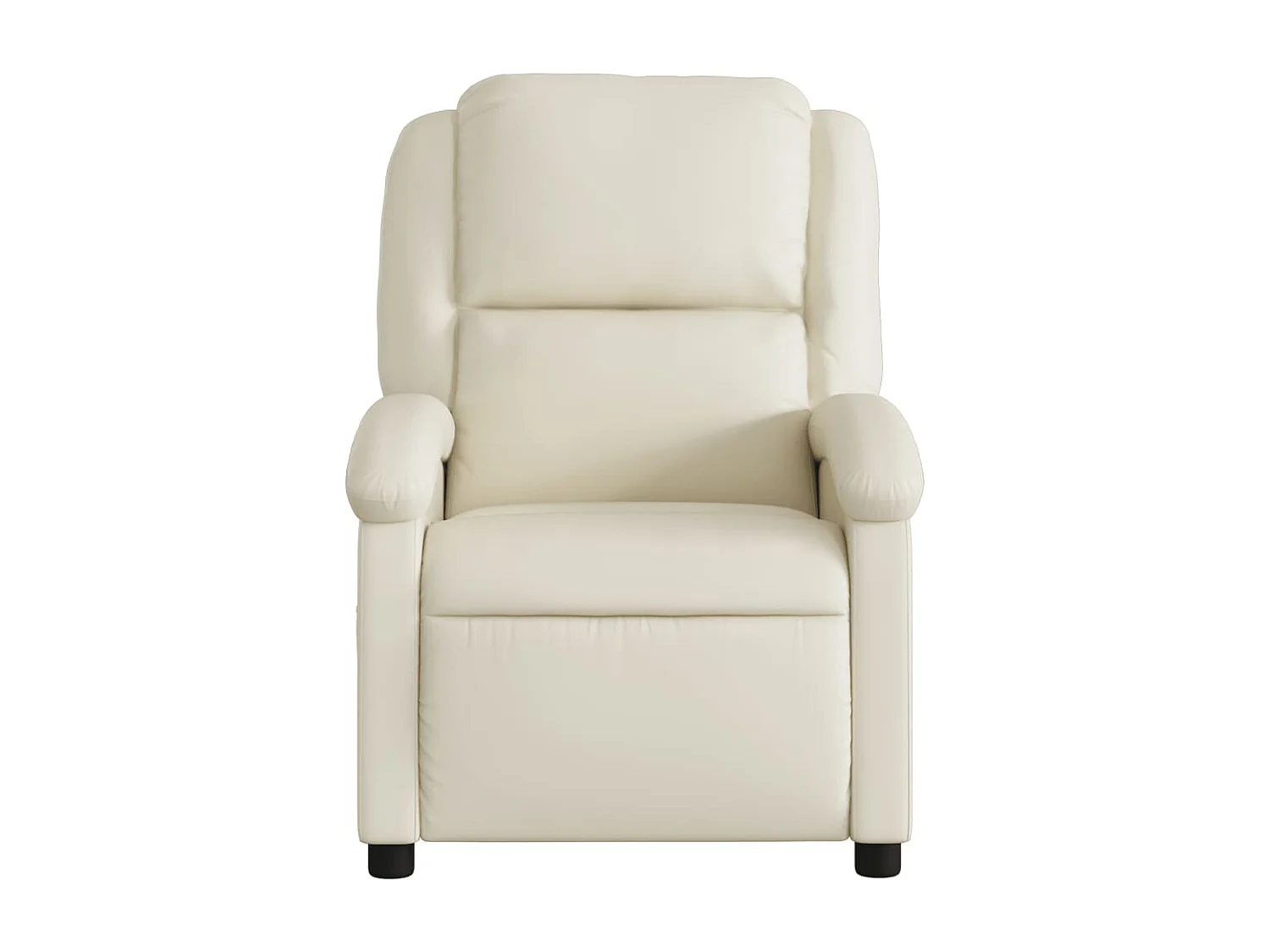 Fauteuil inclinable électrique Crème Similicuir