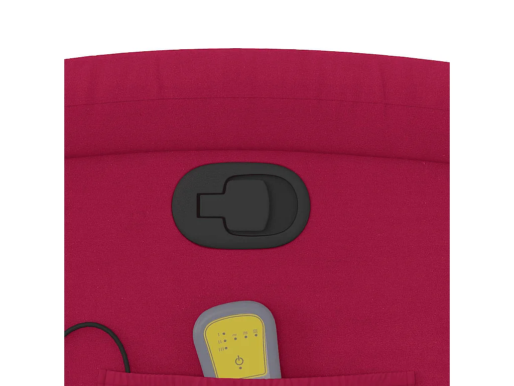 Fauteuil de massage inclinable rouge bordeaux velours