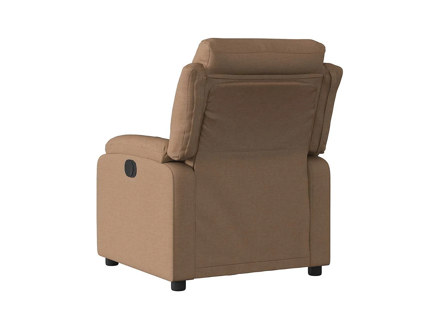 Fauteuil inclinable électrique Marron Tissu