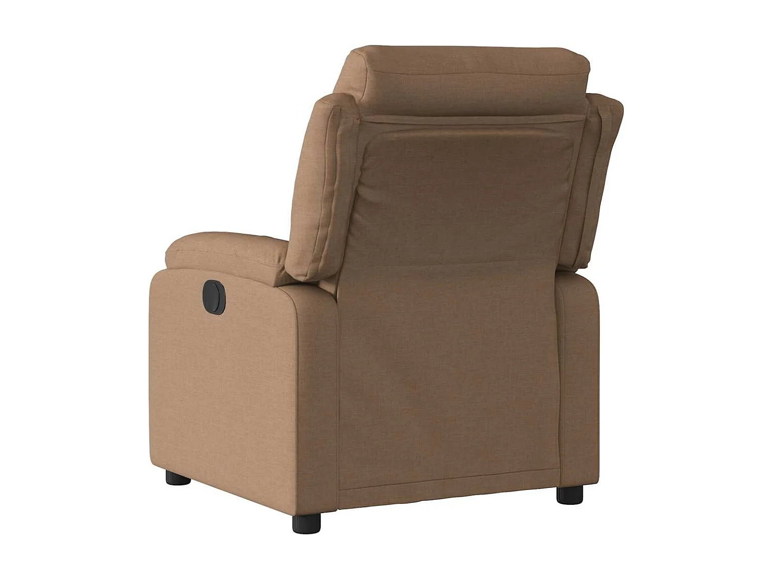 Fauteuil inclinable électrique Marron Tissu