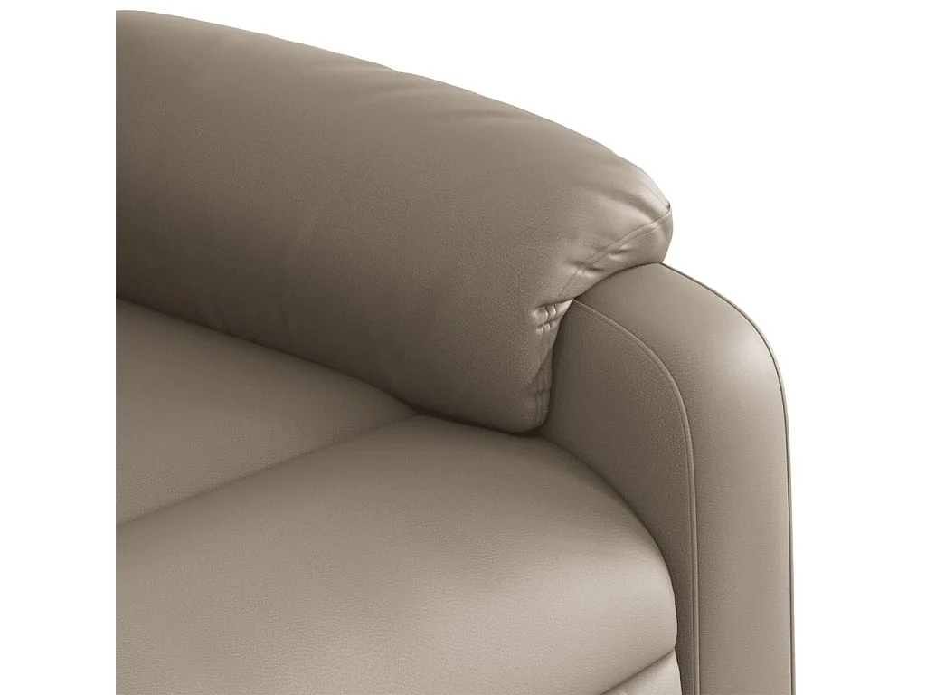 Fauteuil de massage inclinable Cappuccino Similicuir