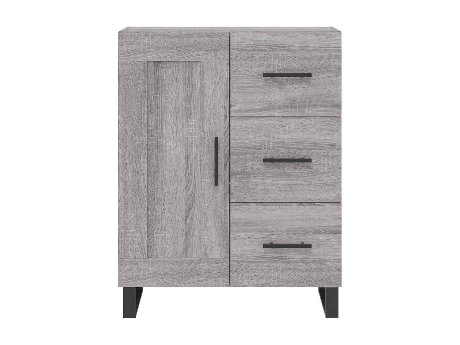 Armário alto 69,5x34x180 cm derivados de madeira sonoma cinza