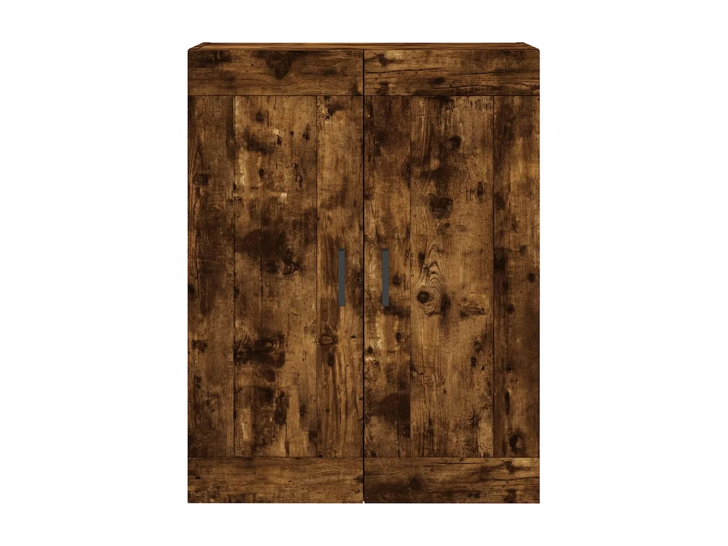 Buffet haut Chêne fumé 69,5x34x180 cm Bois d'ingénierie