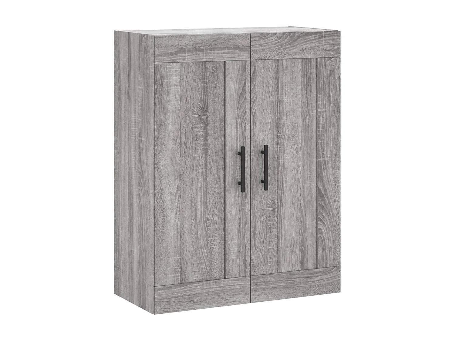 Buffet haut Sonoma gris 69,5x34x180 cm Bois d'ingénierie