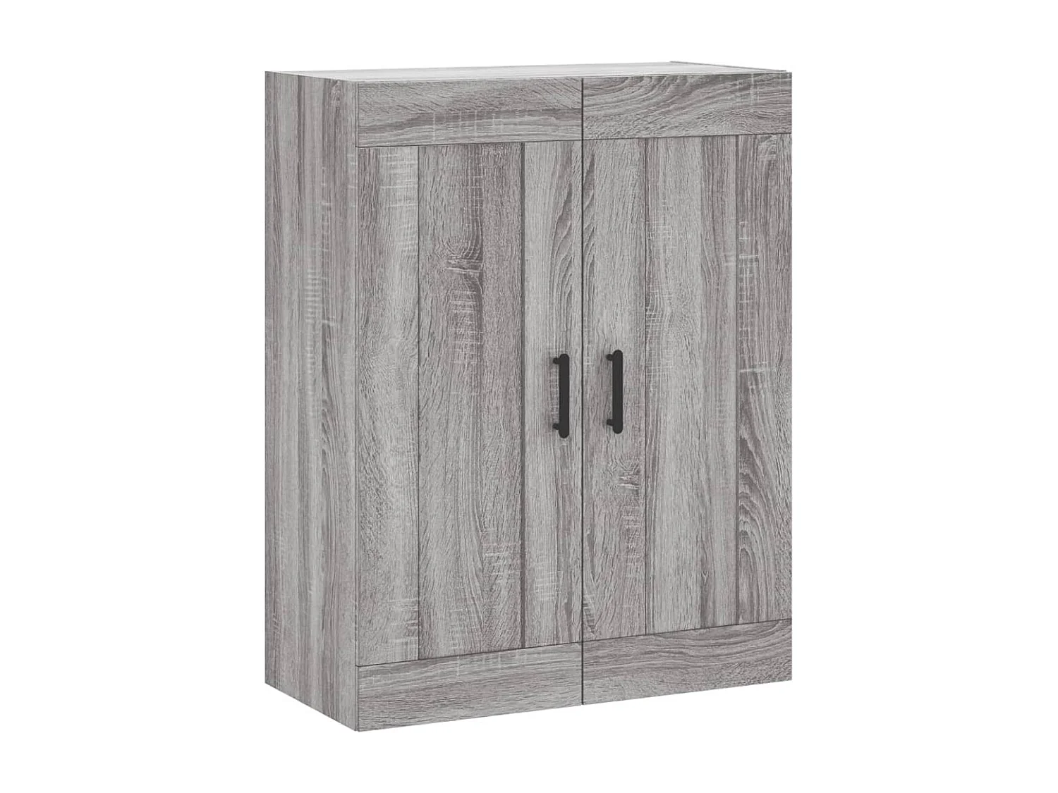 Buffet haut Sonoma gris 69,5x34x180 cm Bois d'ingénierie