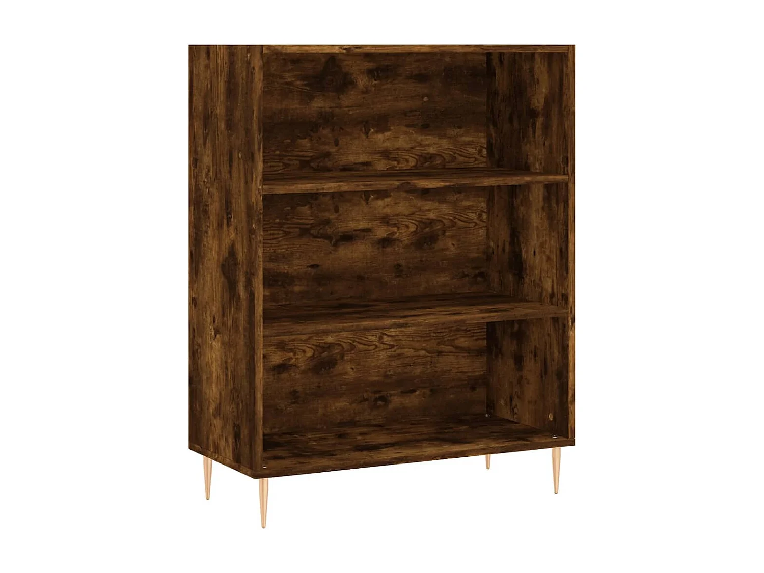 Highboard Räuchereiche 69,5x34x180 cm Holzwerkstoff