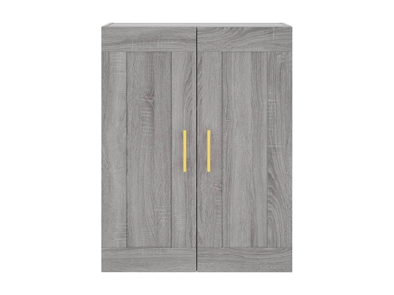 Highboard Grau Sonoma 69,5x34x180 cm Holzwerkstoff