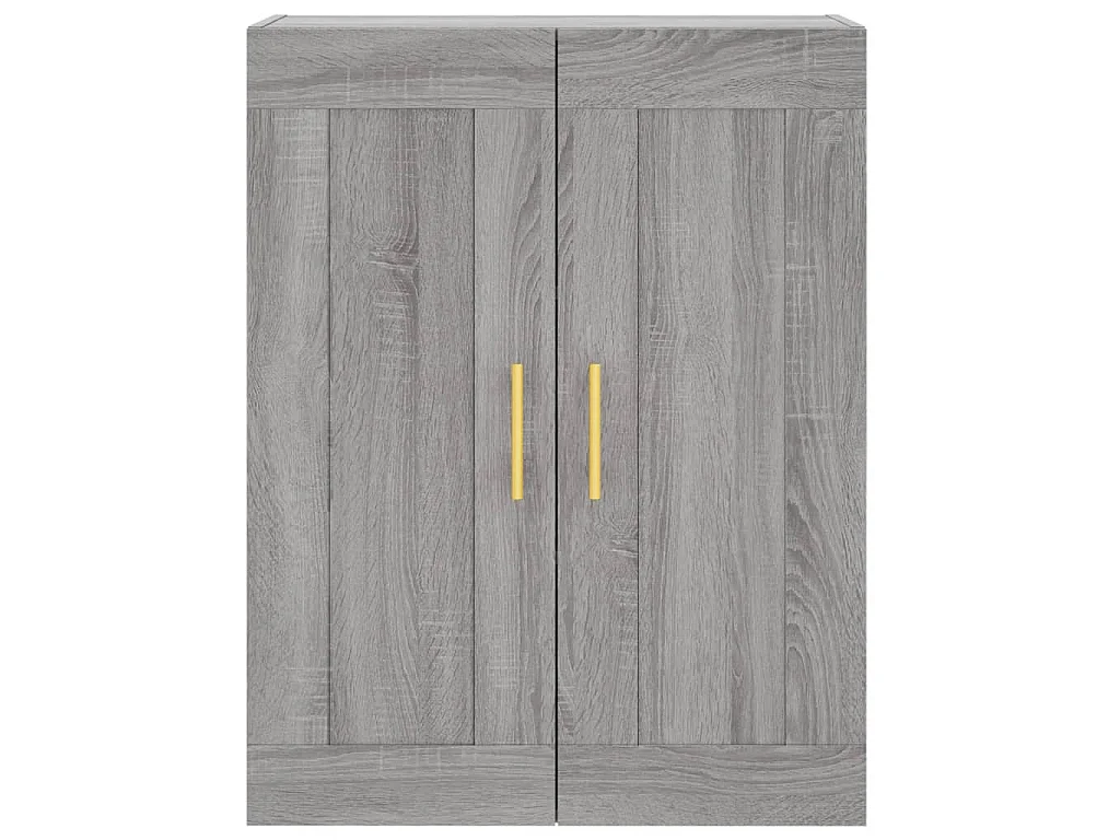 Buffet haut Sonoma gris 69,5x34x180 cm Bois d'ingénierie