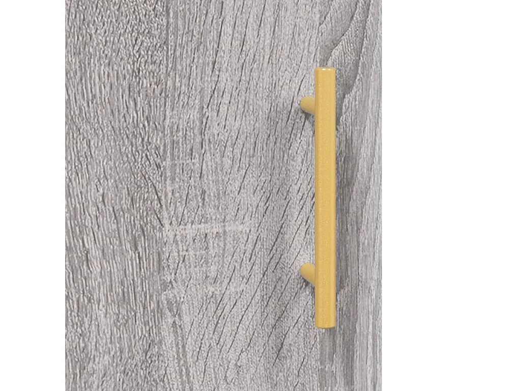 Buffet haut Sonoma gris 69,5x34x180 cm Bois d'ingénierie