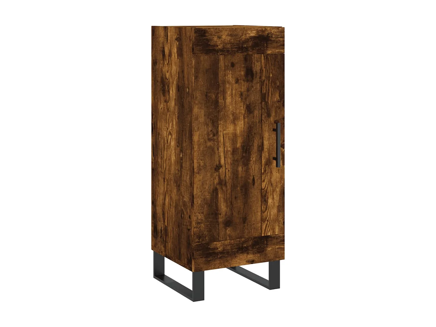 Credenza Rovere Fumo 34,5x34x180 cm in Legno Multistrato