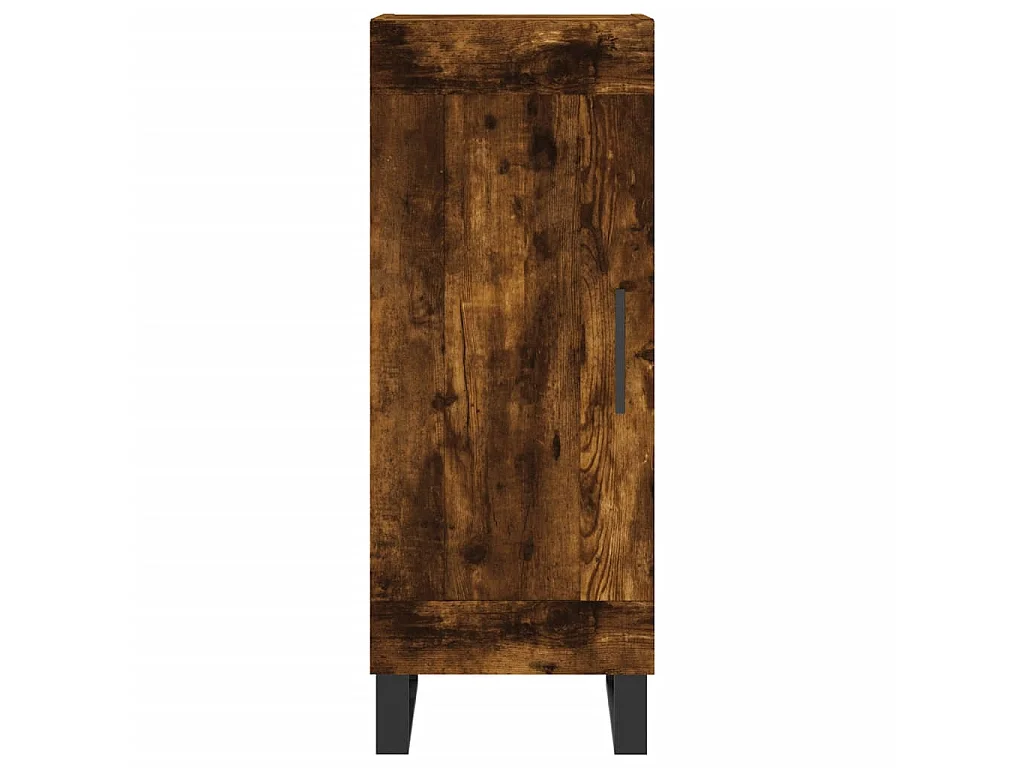 Highboard Räuchereiche 34,5x34x180 cm Holzwerkstoff