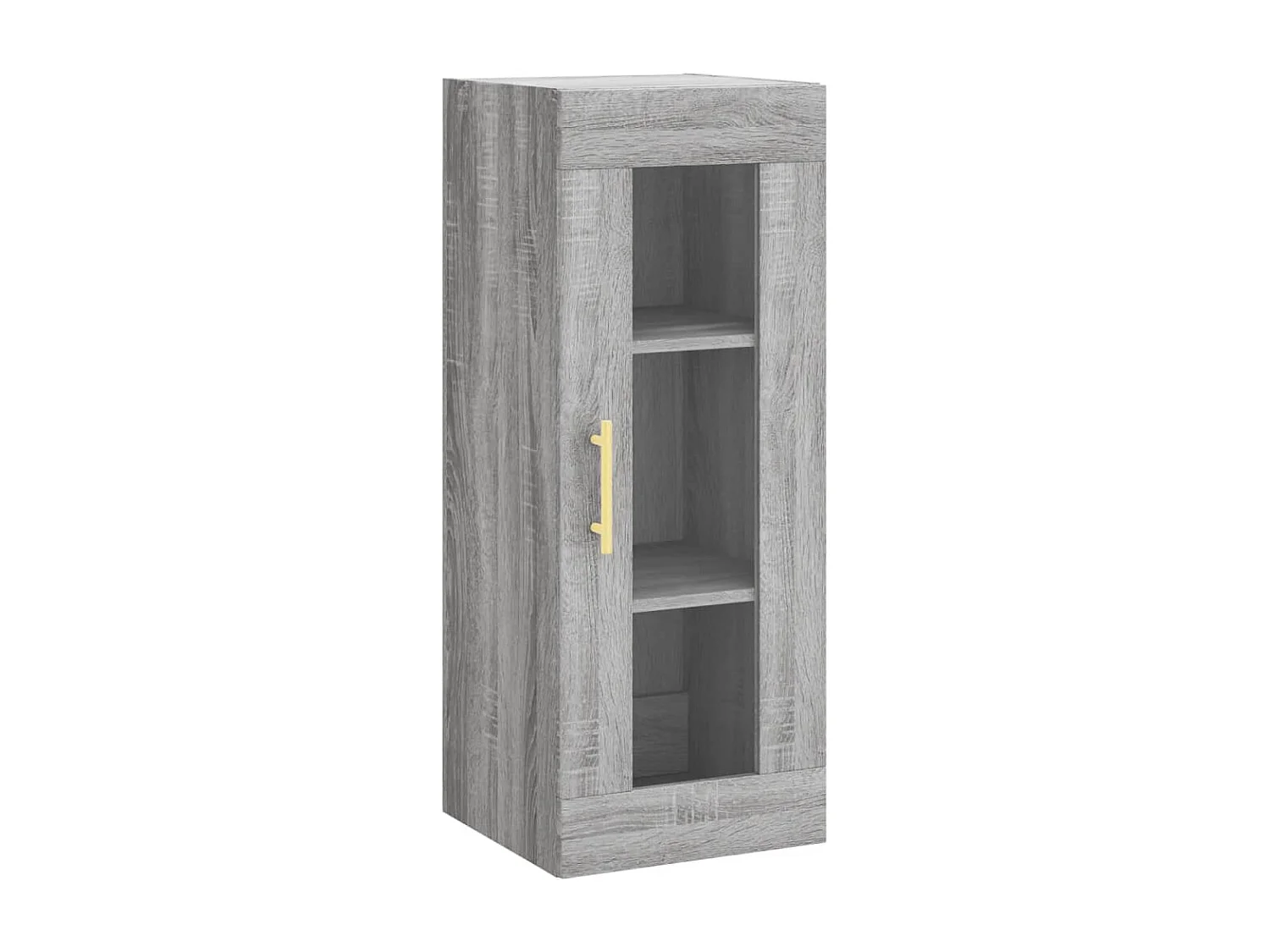 Buffet haut Sonoma gris 34,5x34x180 cm Bois d'ingénierie