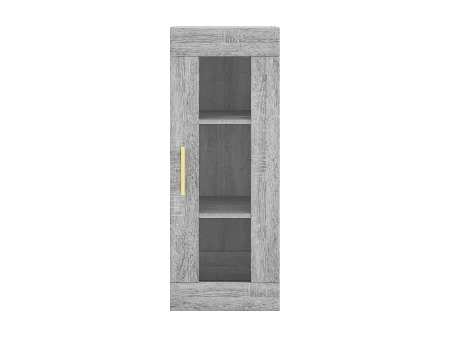 Buffet haut Sonoma gris 34,5x34x180 cm Bois d'ingénierie