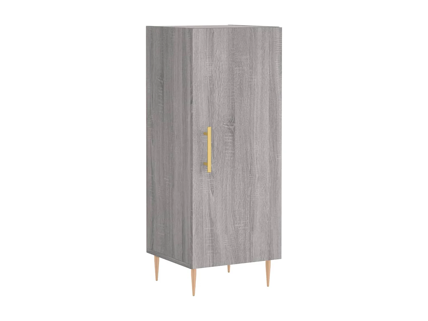 Buffet haut Sonoma gris 34,5x34x180 cm Bois d'ingénierie