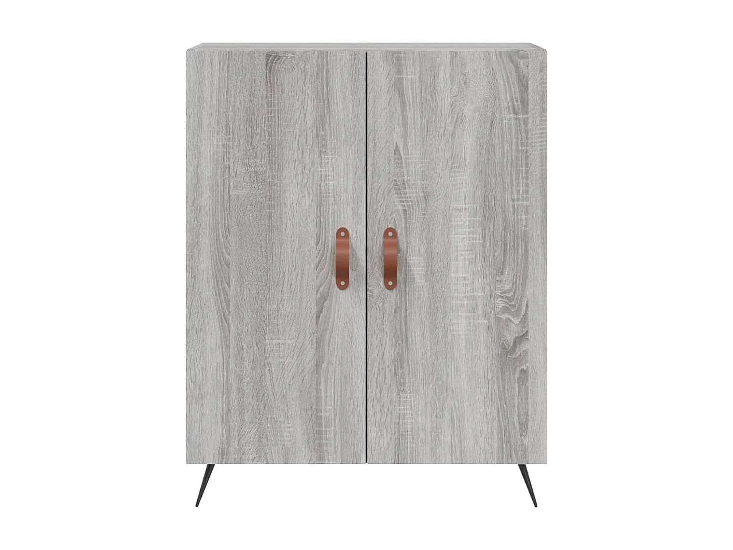 Buffet haut Sonoma gris 69,5x34x180 cm Bois d'ingénierie