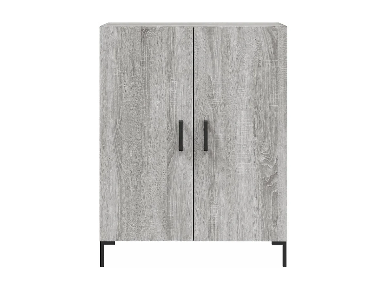 Buffet haut Sonoma gris 69,5x34x180 cm Bois d'ingénierie