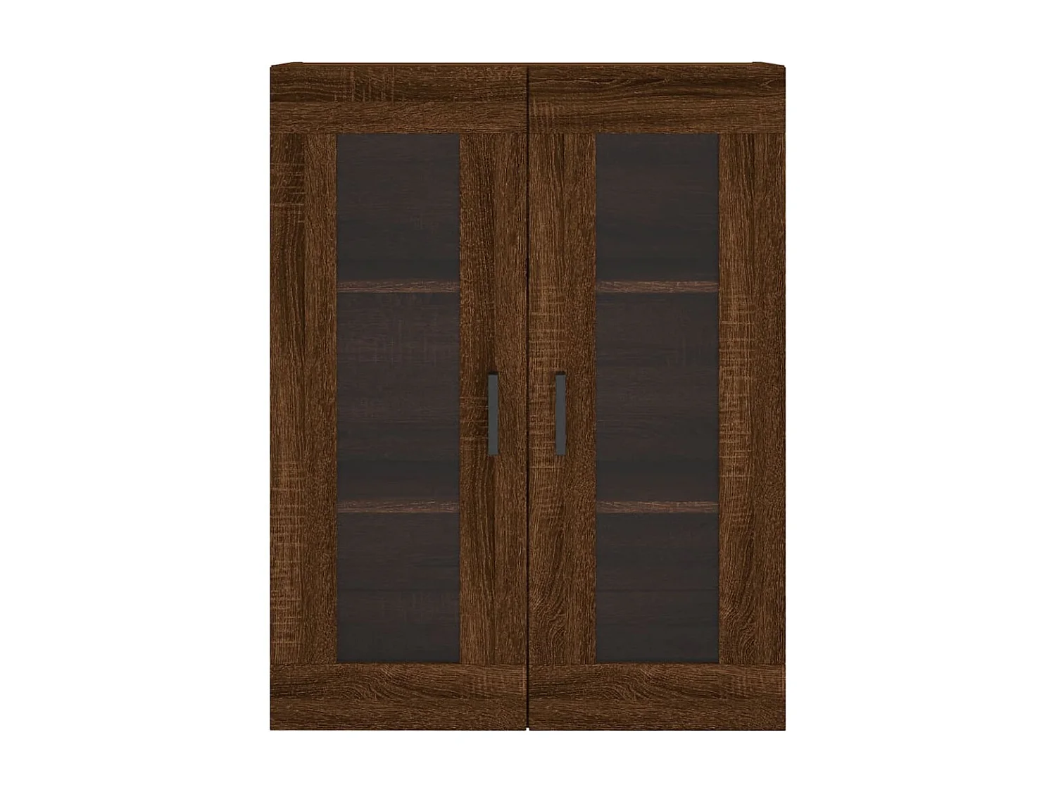 Highboard Braun Eichen-Optik 69,5x34x180 cm Holzwerkstoff