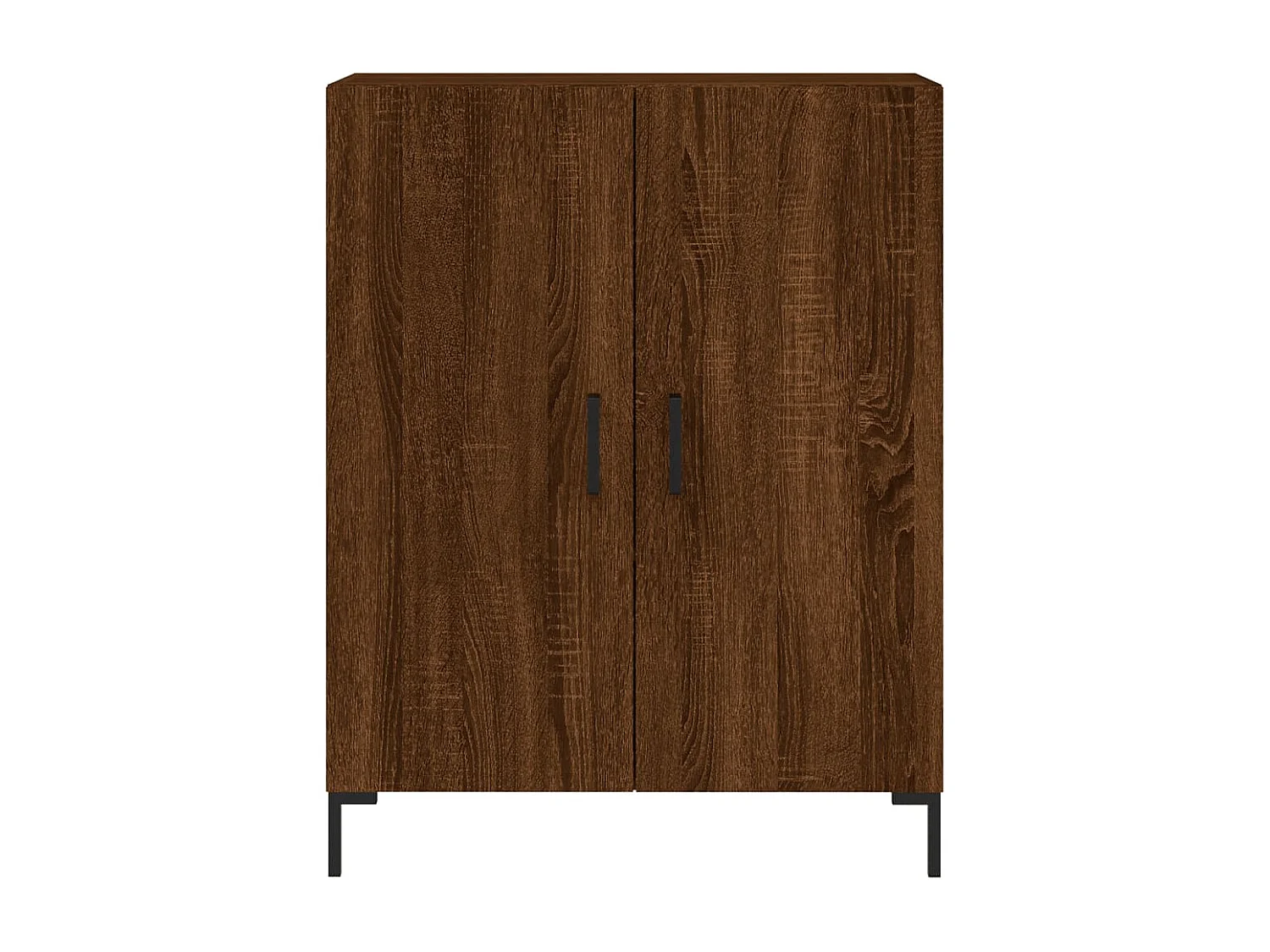 Highboard Braun Eichen-Optik 69,5x34x180 cm Holzwerkstoff