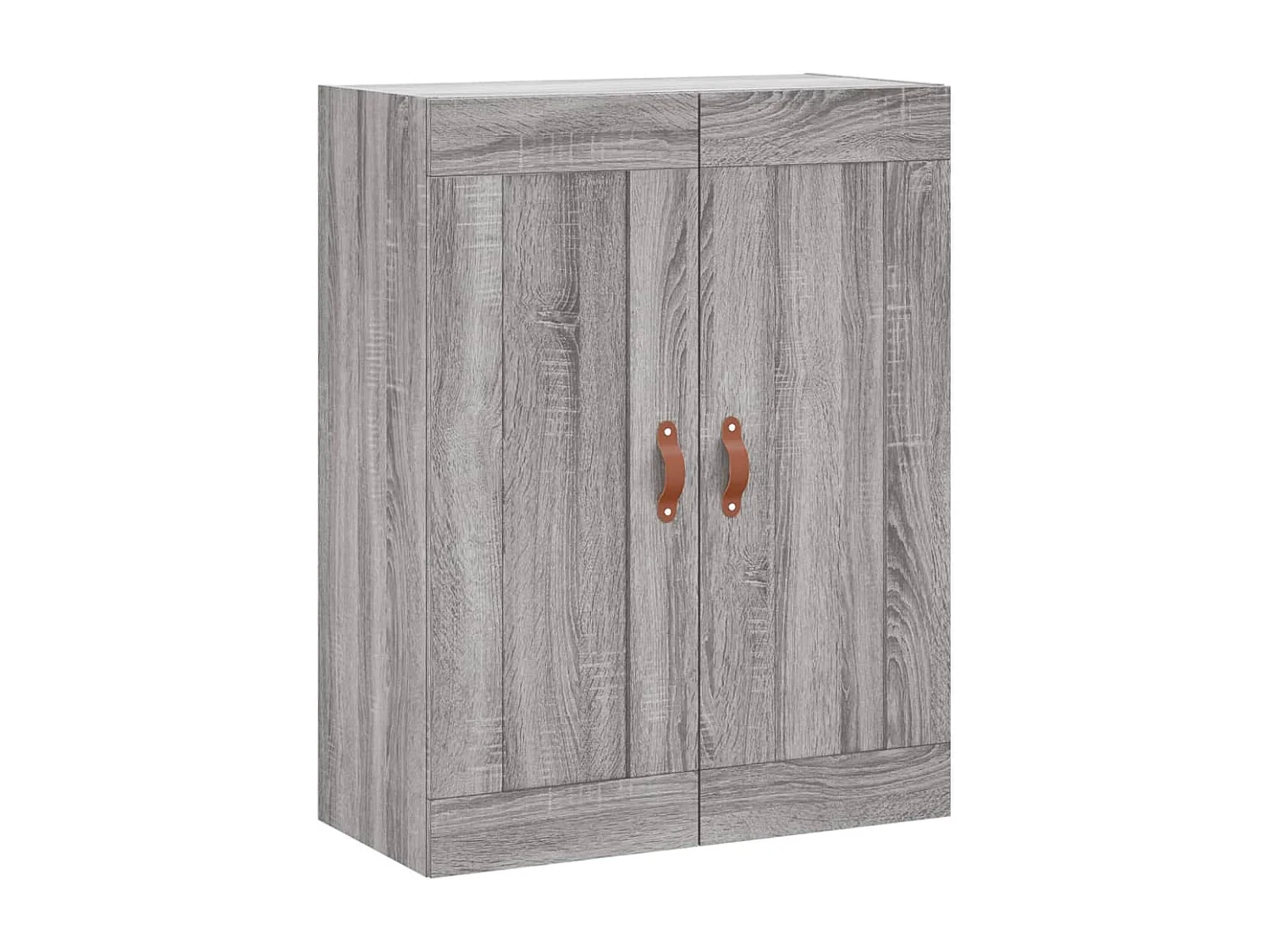 Highboard Grau Sonoma 69,5x34x180 cm Holzwerkstoff