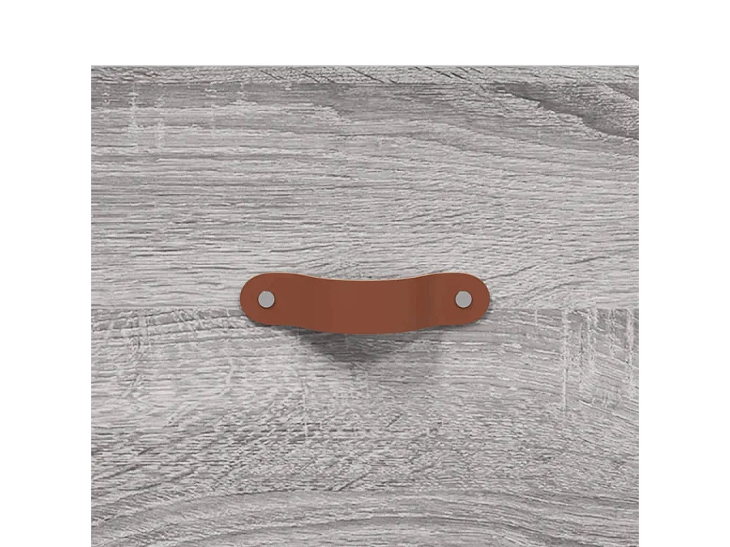 Highboard Grau Sonoma 69,5x34x180 cm Holzwerkstoff