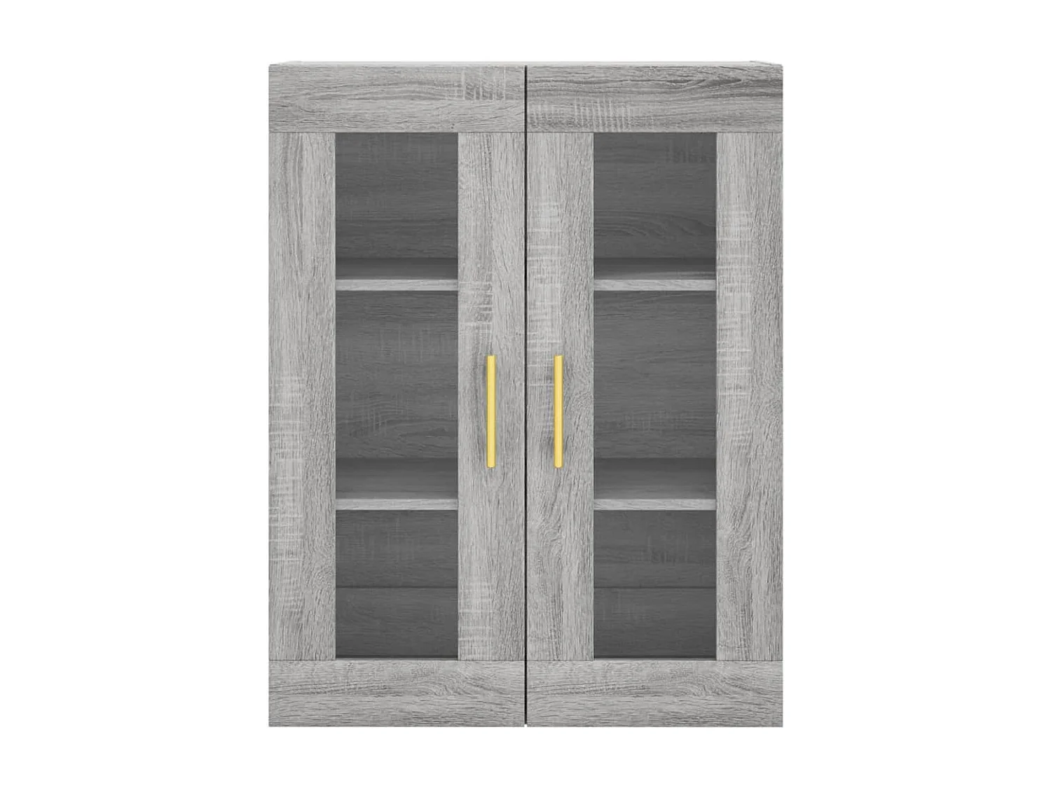 Buffet haut Sonoma gris 69,5x34x180 cm Bois d'ingénierie